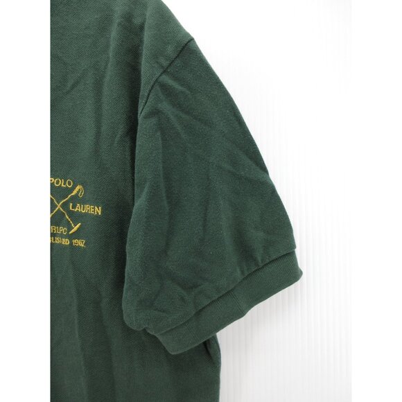 Ralph Lauren Polo Shirt Medium RLPC Crest 2 Pullover Preppy Collared - Picture 3 of 10